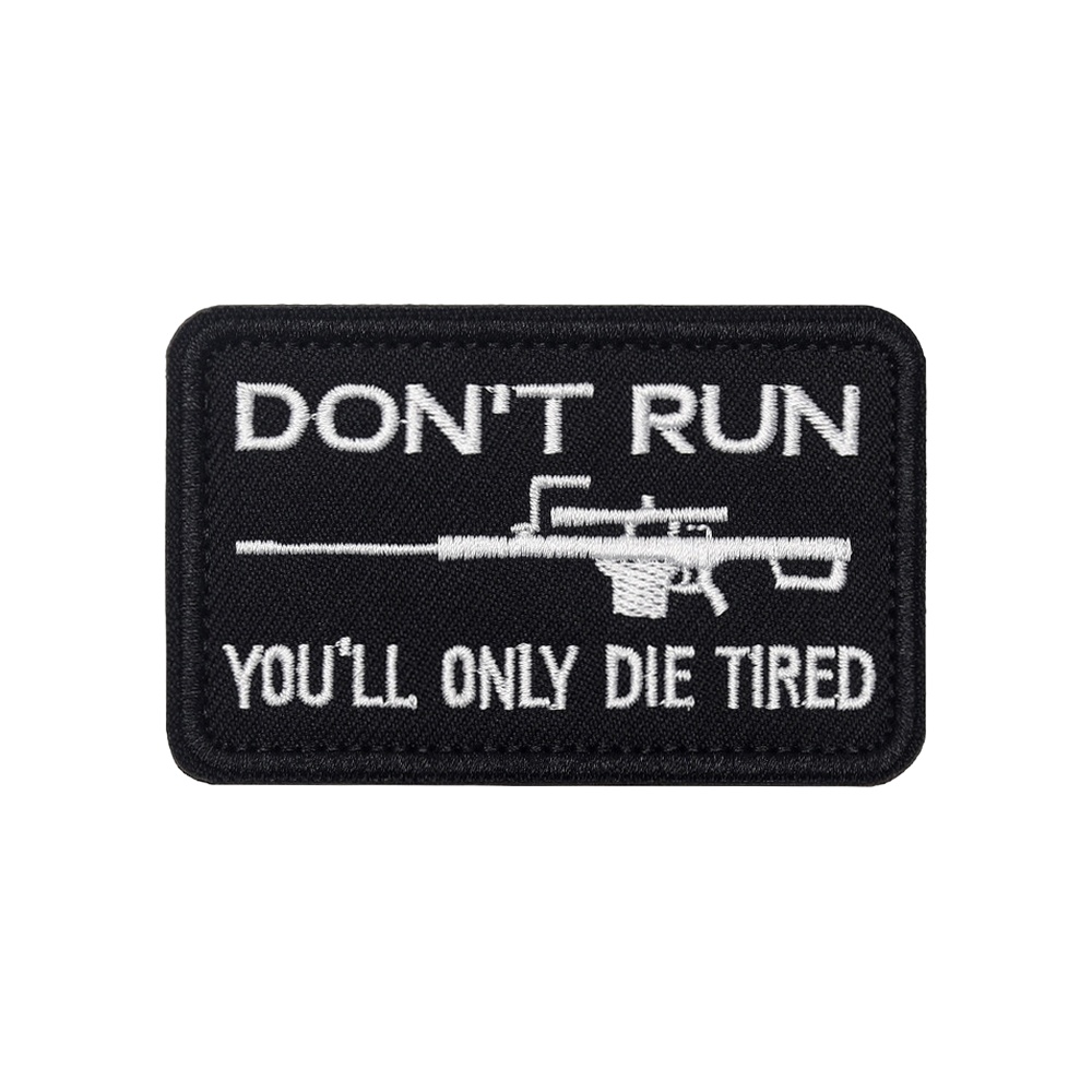 Urban Backpack Tactical - DON'T RUN Fun Meme Taktisches Moralzitat