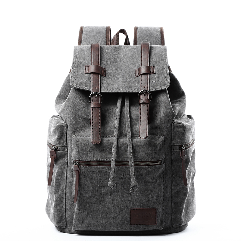 Canvas Backpack Casual - MATE ELAN Retro Casual Canvas Rucksack