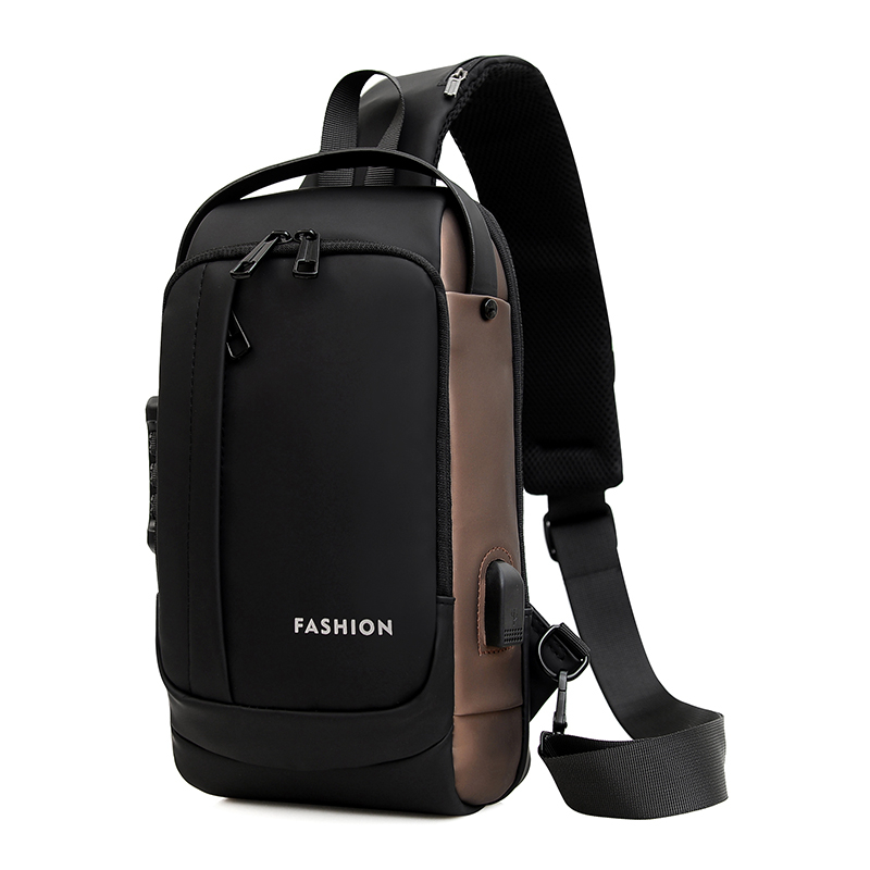 Hydration Pack Outdoor - Diebstahlsichere Brusttasche mit Passwortschloss, wasserabweisende, leichte,