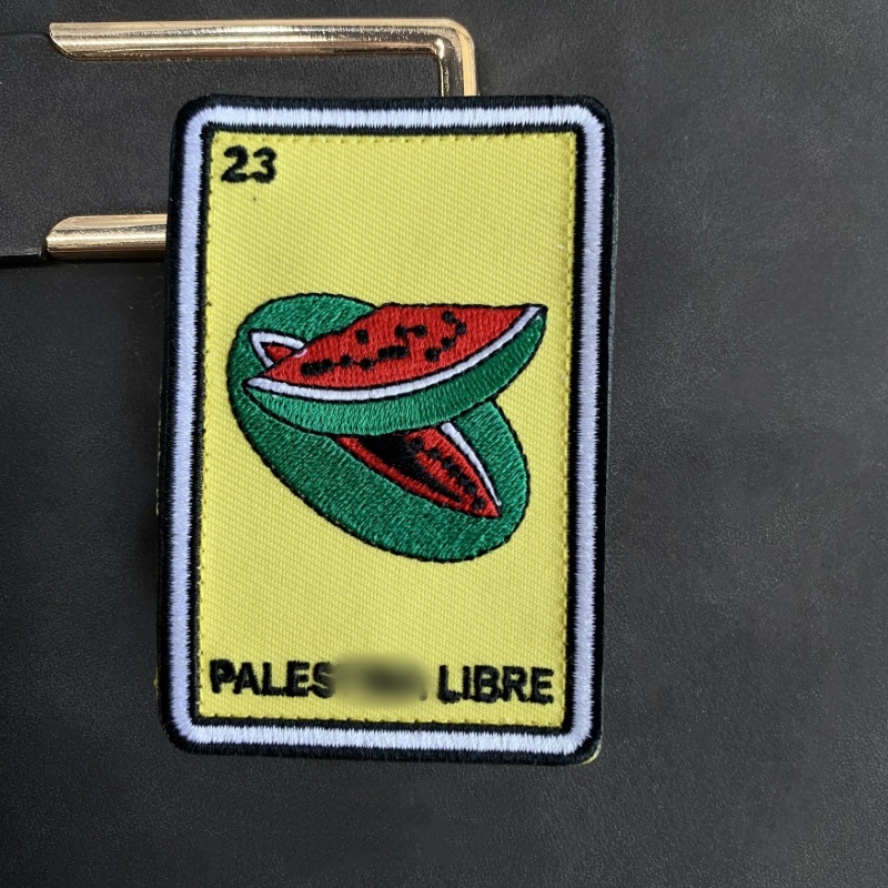 Urban Backpack Tactical - Wassermelone libre gestickte Klett verschlüsse taktische