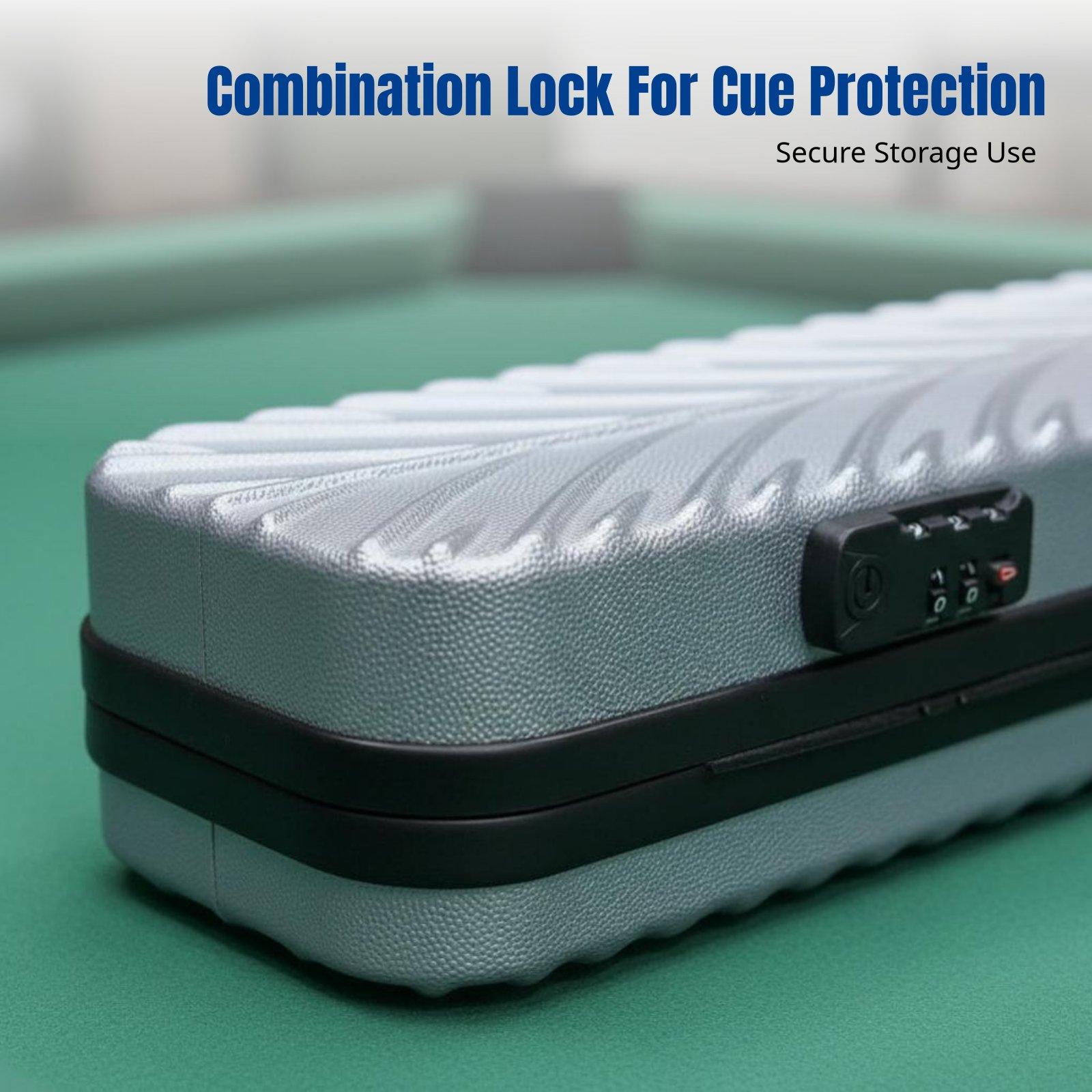 Backpack Lock Combo - Billardstockkoffer, großer Kopf, 1/2 geteilt, Kombinationsschloss,