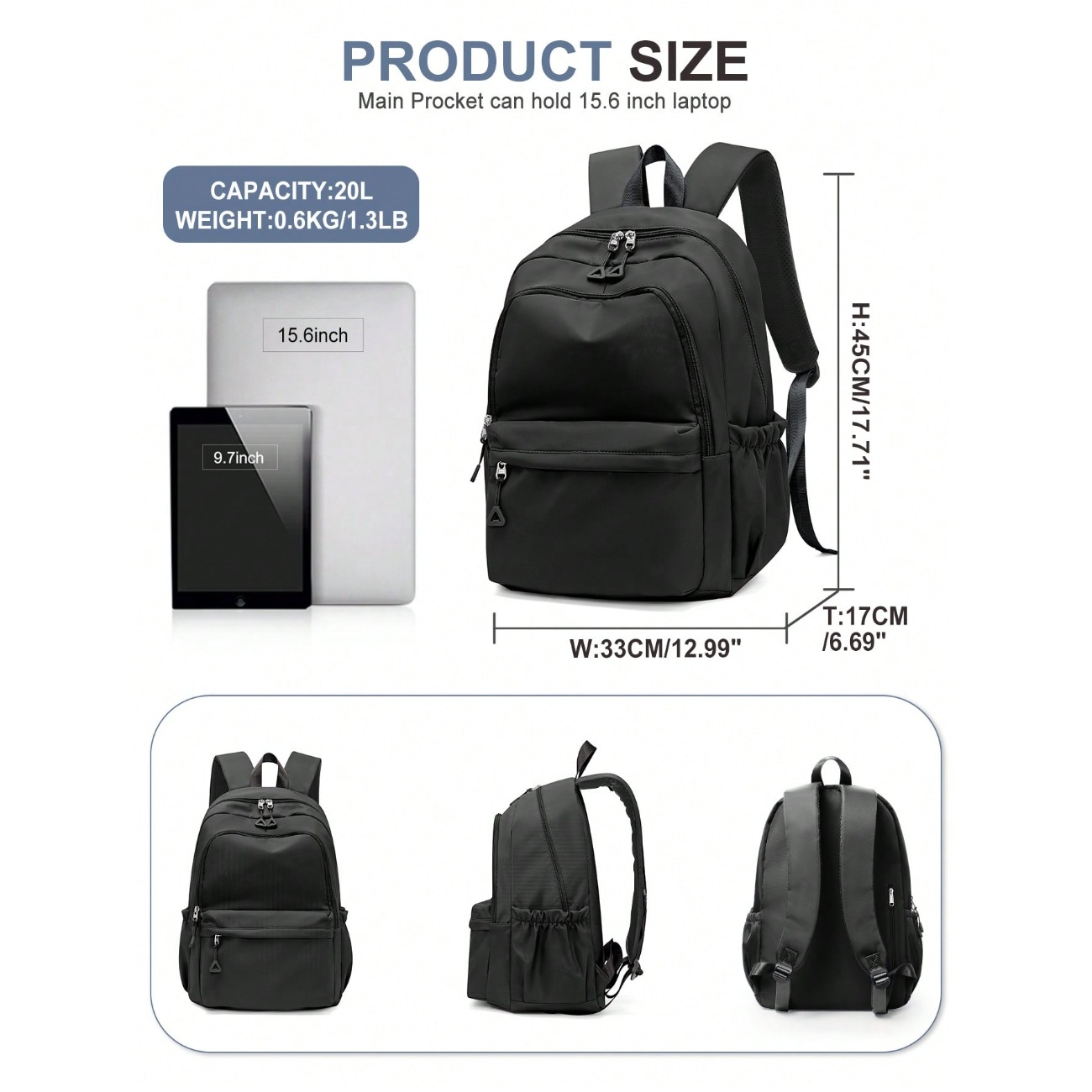 Schulrucksack für Jungen und M – Laptop Backpack 15.6 Bewertung und Preis