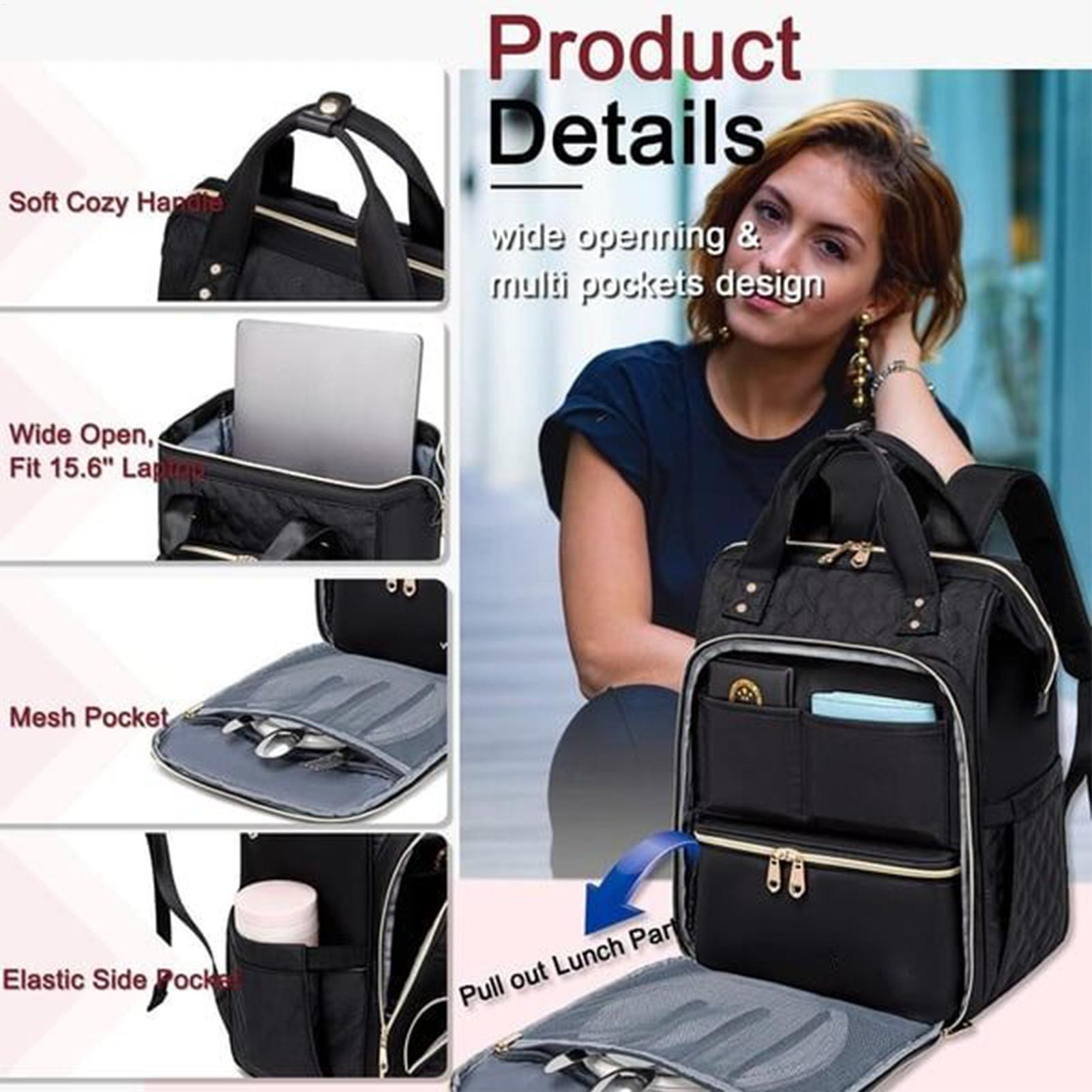 2-in-1-Lunch-Rucksack für Arbe – Laptop Backpack 15.6 Bewertung und Preis