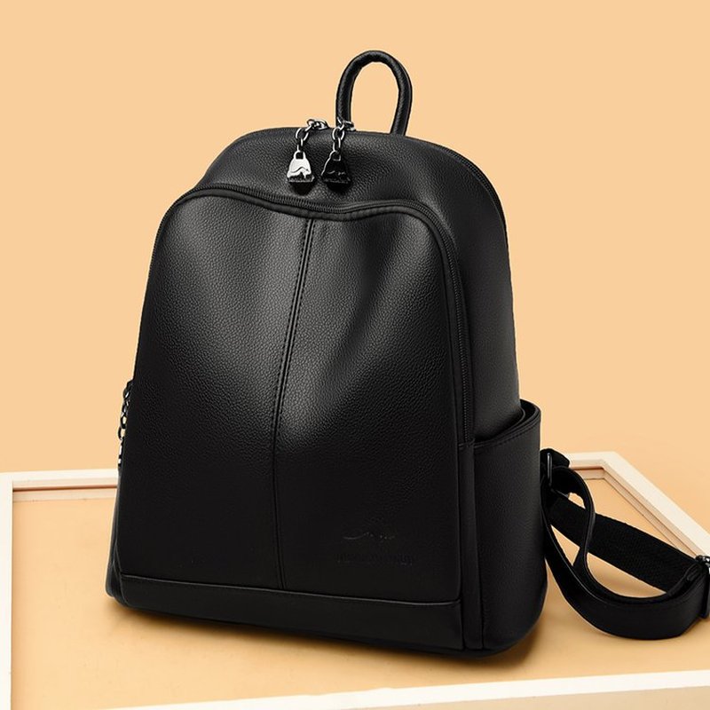 Neue koreanische weiche PU-Led – Leather Backpack Vintage Bewertung und Preis